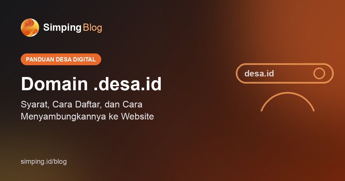 Alamat domain desa.id pada bilah alamat peramban