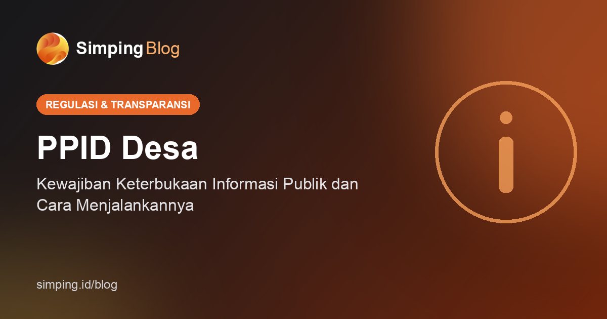 Petugas PPID desa melayani permohonan informasi warga